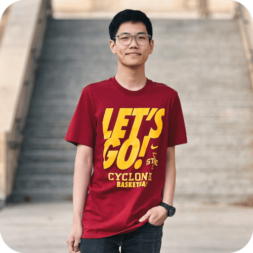 Nike® Let's Go I-State Basketball Cardinal T-Shirt